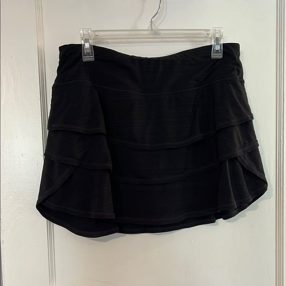 Ideology Black Athletic Tiered Skort